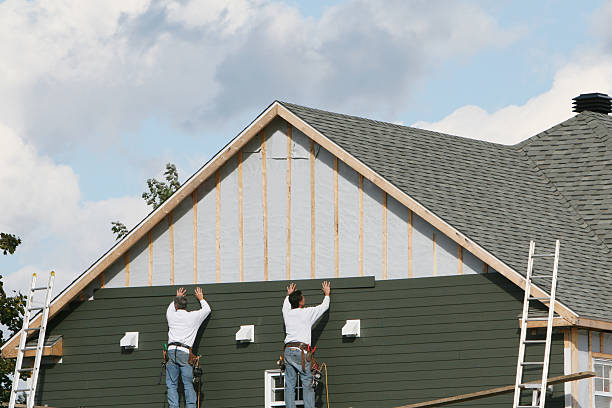 Professional Siding Replacement technician working in Trafford, PA